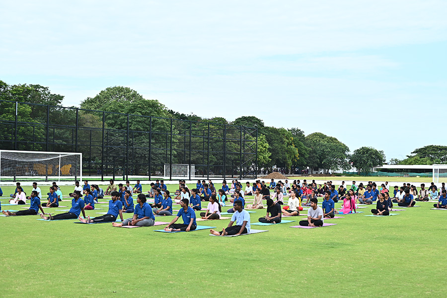 AVIT Students Yoga Activity